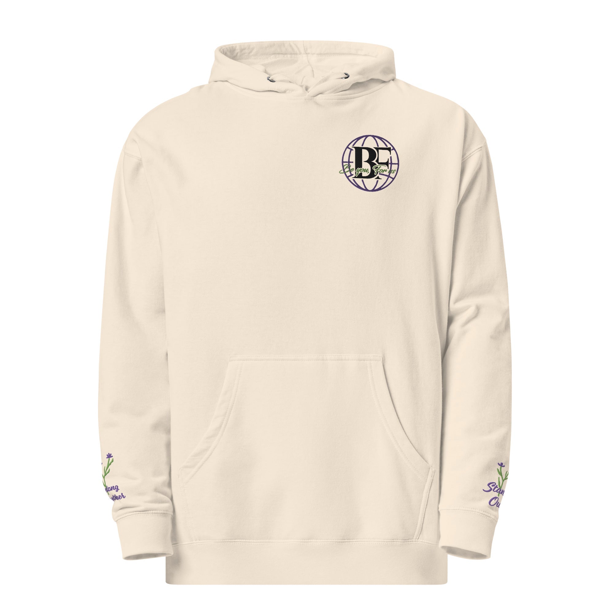 "Grow Together" Hoodie (Bone) - Be you, For us Shop