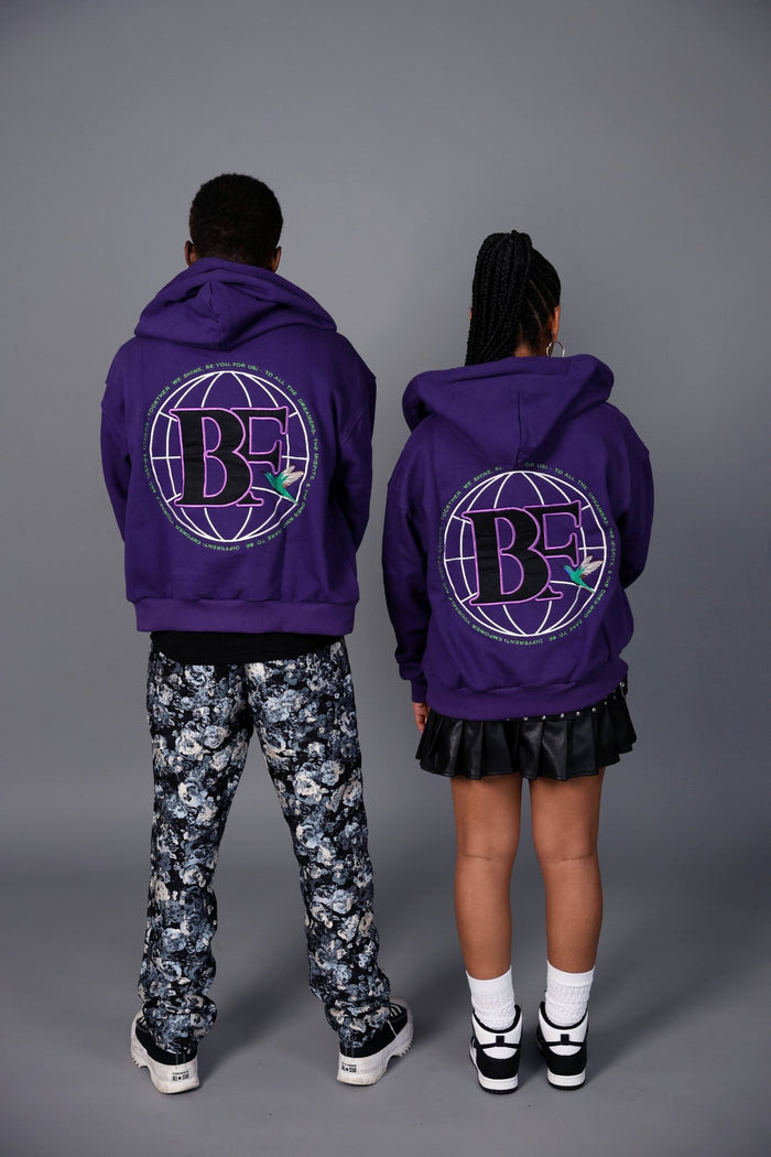 “The Visionary” Zip - Up (Purple) - Be you, For us Shop