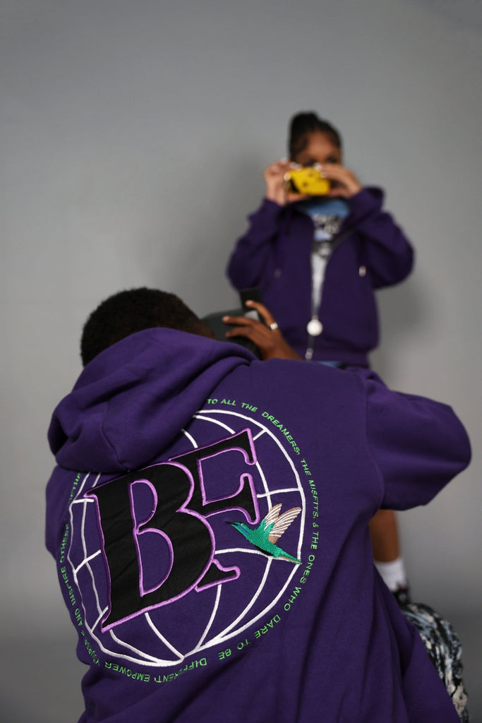 “The Visionary” Zip - Up (Purple) - Be you, For us Shop