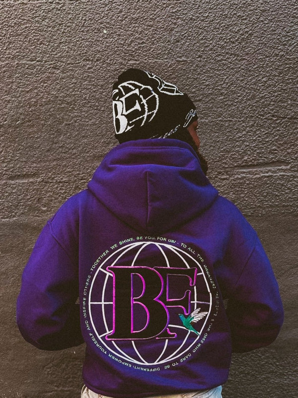 “The Visionary” Zip - Up (Purple) - Be you, For us Shop